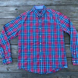 American Eagle Outfitters Men Casual Shirt Long Sleeve Button Down Plaid Sz M/M